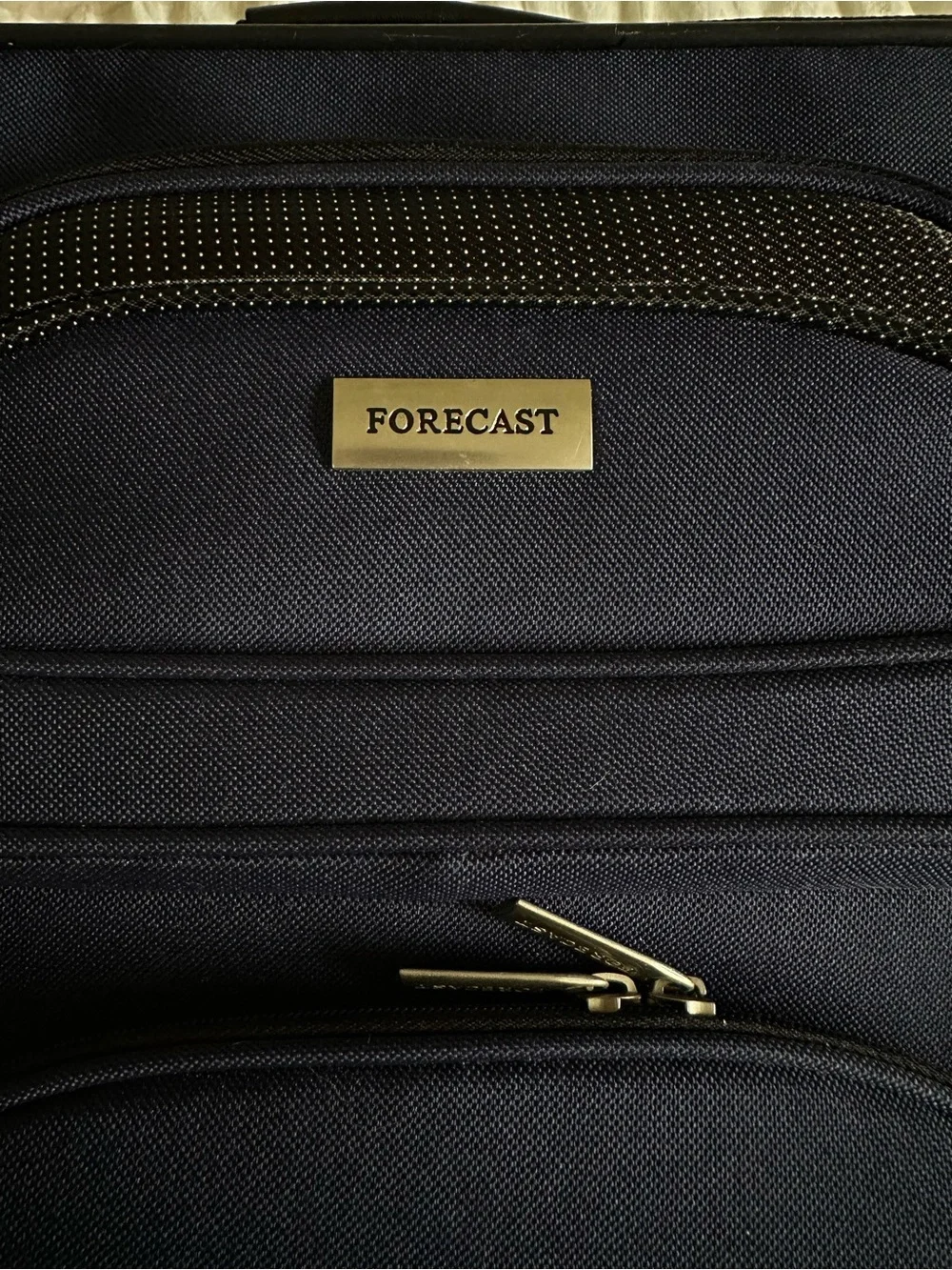 Forecast Blue Rolling Carry-On Travel Bag Suitcase